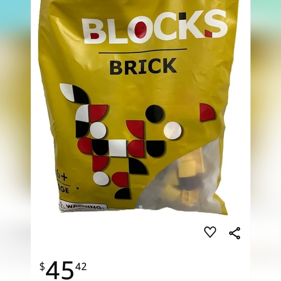 BLOCKS BRICK 314 Piece Multicolor Building Bricks ~ Age 6+ - Picture 5 of 5